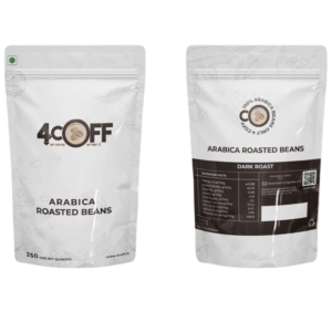 4Coff Arabica Roasted Beans Dark Roast 250g