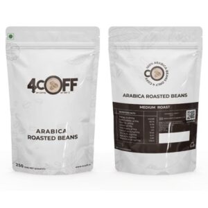 4Coff Arabica Roasted Beans Medium Roast 250g